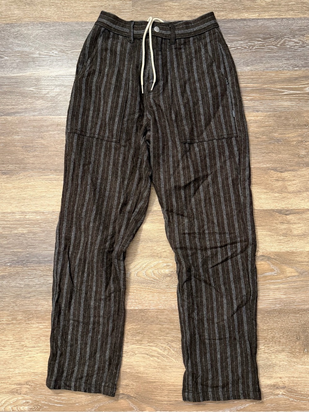 Converse Chuck Taylor All Star Wool Pinstripe Utility Pants 2XS NWOT